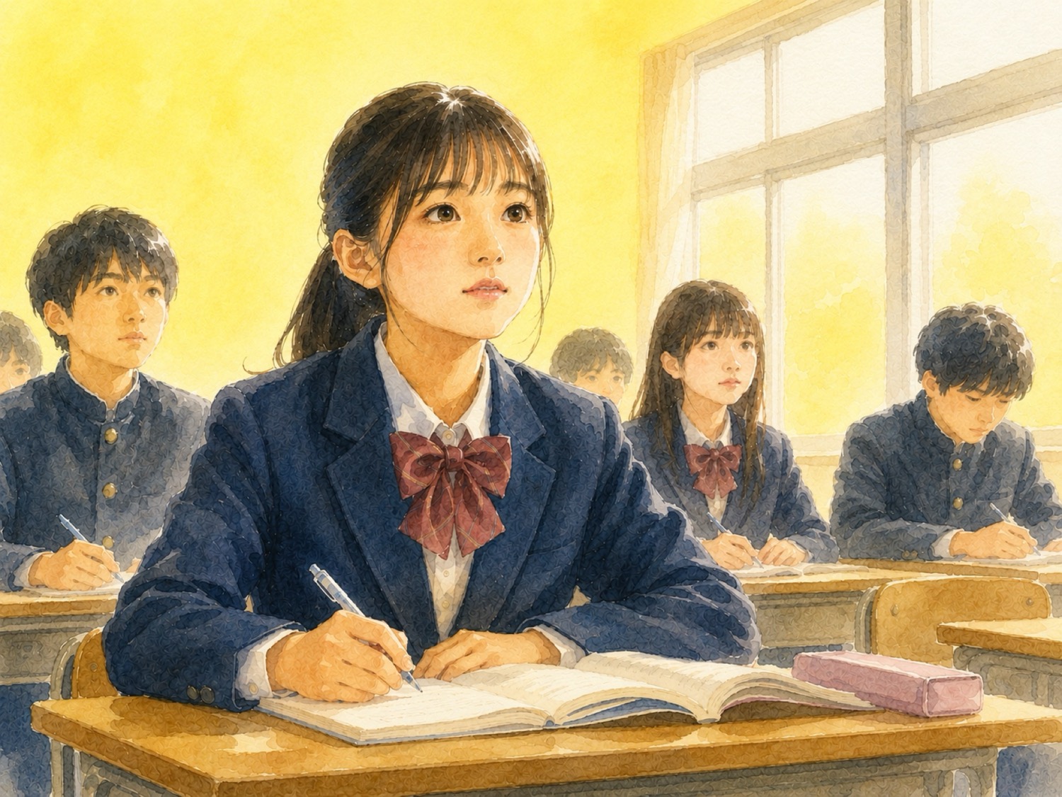 教室の生徒たち